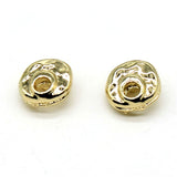 WYSIWYG 10pcs Earring Wires KC Gold Color Zinc Alloy 5x5mm Round Ear Hooks Jewelry Accessories Handmade Earrings Findings