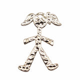 WYSIWYG 10pcs KC Gold Color Boy &amp; Girl Charms For Earring Making Necklace Making Jewelry Making DIY Jewelry Findings