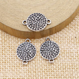 WYSIWYG 10pcs Pock Joint Connector Connector Charms DIY Alloy Jewelry Findings Antique Silver Color 12x17mm