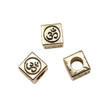 WYSIWYG 10pcs Yoga OM Beads For Jewelry Making European Men Bracelet Jewelry Findings Accessories DIY