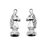 WYSIWYG 12pcs 2 Colors International Chess Charms Pendant Chess Knight King Queen Rook Bishop Pawn Charms For Jewelry Making