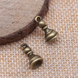 WYSIWYG 12pcs 2 Colors International Chess Charms Pendant Chess Knight King Queen Rook Bishop Pawn Charms For Jewelry Making