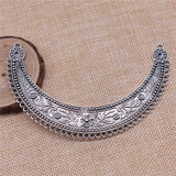 1pcs 110x70mm Antique Silver Color Necklace Connector For Jewelry Making DIY Jewelry Findings ef3987