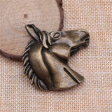 WYSIWYG 1pcs 52x51mm Big Horse Head Charm Horse Head Pendants For Jewelry Making Horse Head Pendants
