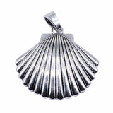 WYSIWYG 1pcs 55x55mm Antique Silver Color Oversized Shell Charms Pendant For Jewelry Making DIY Jewelry Findings