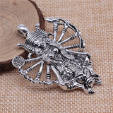 WYSIWYG 1pcs 62x46mm Antique Silver Color Thousand Hands Statue Indian Deity Charms Pendant DIY Jewelry Findings