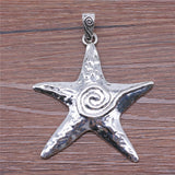 WYSIWYG 1pcs 70x66mm Antique Silver Color Starfish Charms Pendant For Jewelry Making