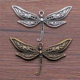 WYSIWYG 1pcs 80x47mm Pendant Large Dragonfly Dragonfly Charm Pendants For Jewelry Making Big Dragonfly Pendants