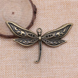 WYSIWYG 1pcs 80x47mm Pendant Large Dragonfly Dragonfly Charm Pendants For Jewelry Making Big Dragonfly Pendants