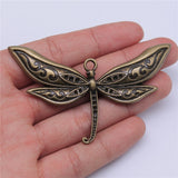 WYSIWYG 1pcs 80x47mm Pendant Large Dragonfly Dragonfly Charm Pendants For Jewelry Making Big Dragonfly Pendants