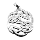 WYSIWYG 1pcs 88x67mm Triquetra Amulet Charm Antique Silver Color Triquetra Knot Pendants Lucky Charm Triquetra Knot Symbols