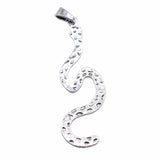WYSIWYG 1pcs 96x32mm Snake Pendant Charms Antique Silver Color For Jewelry Making Zinc Alloy Jewelry Findings