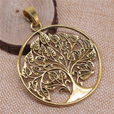 WYSIWYG 1pcs Life Tree Charms Pendant DIY Jewelry Findings Antique Silver Color Tone 62x81mm EF3730