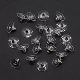WYSIWYG 200pcs 2 Colors 6x10mm Earring Back Stoppers Ear Post Jewelry Findings &amp; Components DIY Jewelry Accessories