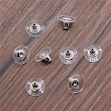 WYSIWYG 200pcs 2 Colors 6x10mm Earring Back Stoppers Ear Post Jewelry Findings &amp; Components DIY Jewelry Accessories