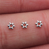 WYSIWYG 200pcs 3x4mm Spacer Beads For Jewelry Making Antique Silver Color Jewelry Findings EF3796