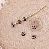WYSIWYG 200pcs 3x4mm Spacer Beads For Jewelry Making Antique Silver Color Jewelry Findings EF3796
