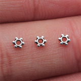 WYSIWYG 200pcs 3x4mm Spacer Beads For Jewelry Making Antique Silver Color Jewelry Findings EF3796