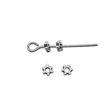 WYSIWYG 200pcs 3x4mm Spacer Beads For Jewelry Making Antique Silver Color Jewelry Findings EF3796