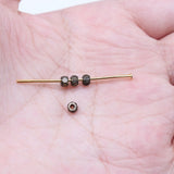 WYSIWYG 200pcs Spacer Beads Diy Metal Alloy Jewelry Findings Antique Silver Color 3x3mm