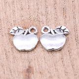 WYSIWYG 20pcs 10x10mm Pendant Apple Fruit Apple Charm Pendants For Jewelry Making Fruit Apple Pendants