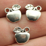 WYSIWYG 20pcs 10x10mm Pendant Apple Fruit Apple Charm Pendants For Jewelry Making Fruit Apple Pendants