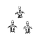 20pcs 10x13mm Charms Sea Turtle DIY Jewelry Findings 2 Colors Sea Turtle Charms ef4794