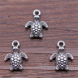 20pcs 10x13mm Charms Sea Turtle DIY Jewelry Findings 2 Colors Sea Turtle Charms ef4794
