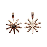 WYSIWYG 20pcs 10x13mm Christmas Snowflake Charms Handmade Accessories 2 Colors KC Gold Color Antique Silver Color