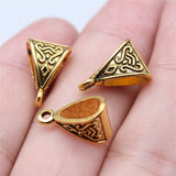 WYSIWYG 20pcs 10x15mm Bail Beads For Jewelry Making For Jewelry Making Diy Charms Jewelry Findings