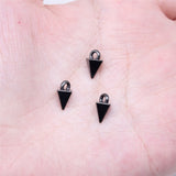 WYSIWYG 20pcs 10x5mm Antique Silver Color Awl Charms Pendant For Jewelry Making DIY Jewelry Findings