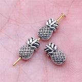 WYSIWYG 20pcs 10x6mm Pineapple Beads For Jewelry Making DIY Bracelet Making Antique Silver Color