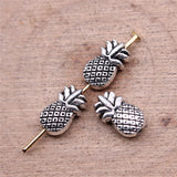 WYSIWYG 20pcs 10x6mm Pineapple Beads For Jewelry Making DIY Bracelet Making Antique Silver Color