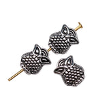 WYSIWYG 20pcs 10x8mm Owl Beads For Jewelry Making DIY Bracelet Making Antique Silver Color