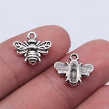20pcs 11x14mm Antique Silver Color Bee Charms Pendant For Jewelry Making DIY Jewelry Findings ef4729