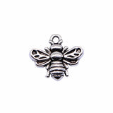 20pcs 11x14mm Antique Silver Color Bee Charms Pendant For Jewelry Making DIY Jewelry Findings ef4729