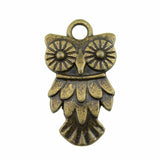 20pcs 11x20mm Animal Charm Owl Pendant 3 Colors DIY Retro Jewelry Bracelet Necklace Charms Pendant ef4368