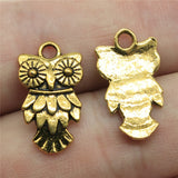20pcs 11x20mm Animal Charm Owl Pendant 3 Colors DIY Retro Jewelry Bracelet Necklace Charms Pendant ef4368