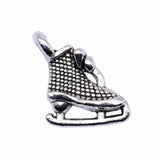 WYSIWYG 20pcs 12x10mm Skate Charms Pendants For Jewelry Making 2 Colors Antique Silver Plated Antique Bronze Plated