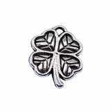 WYSIWYG 20pcs 12x11mm Antique Silver Color Four Leaf Clover Charms Pendant For Jewelry Making DIY Jewelry Findings