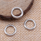 WYSIWYG 20pcs 12x12mm Jewelry Making Diy Handmade Craft Charms Antique Silver Color Circle Connector Charm