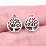 WYSIWYG 20pcs 13x11mm Antique Gold Color Tree Charms Pendant For Jewelry Making DIY Jewelry Findings