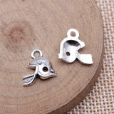 WYSIWYG 20pcs 13x13mm Antique Silver Color Golf Helmet Charms Pendant For DIY Jewelry Making Handmade Jewelry Craft Findings