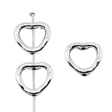 WYSIWYG 20pcs 13x14mm Heart Small Hole Beads Heart European Small DIY Beads Heart Beads Charms