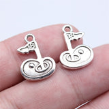 WYSIWYG 20pcs 13x18mm Antique Silver Color Golf Hole 18 Charms Pendant For DIY Jewelry Making Handmade Jewelry Craft Findings