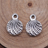 WYSIWYG 20pcs 13x9mm Antique Silver Color Shell Charms Pendant For Jewelry Making DIY Jewelry Findings