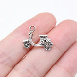 20pcs 14x17mm Antique Silver Color Electric Car Charms For Jewelry Making ef4271
