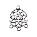 WYSIWYG 20pcs 14x18mm Antique Silver Color KC Gold Color Earring Connector For Jewelry Making DIY Jewelry Findings