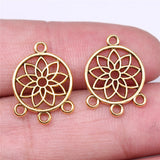 WYSIWYG 20pcs 14x18mm Antique Silver Color KC Gold Color Earring Connector For Jewelry Making DIY Jewelry Findings