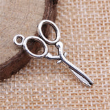WYSIWYG 20pcs 14x29mm 2 Colors Charms Pendants Scissor For DIY Jewelry Handmade Making Accessories